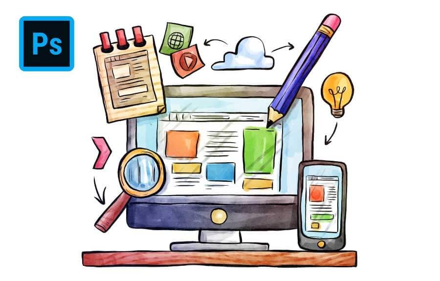 design created using photoshop