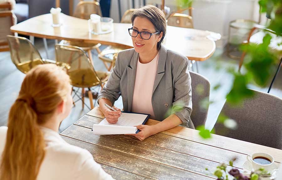 candidate learning speaking skills required for interview