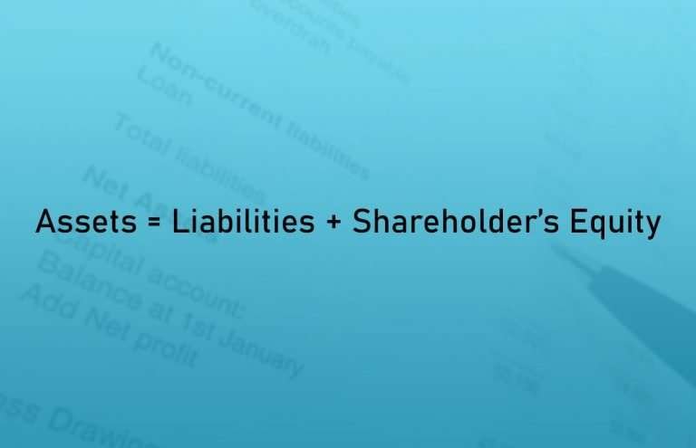 Accounting equation formula